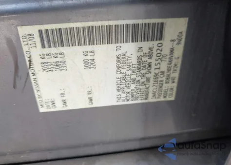 2009 Nissan Altima Hybrid z USA, uszkodzony, nr VIN 1N4CL21E69C155020